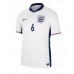 Maillot de foot Angleterre Marc Guehi #6 Domicile vêtements Europe 2024 Manches Courtes